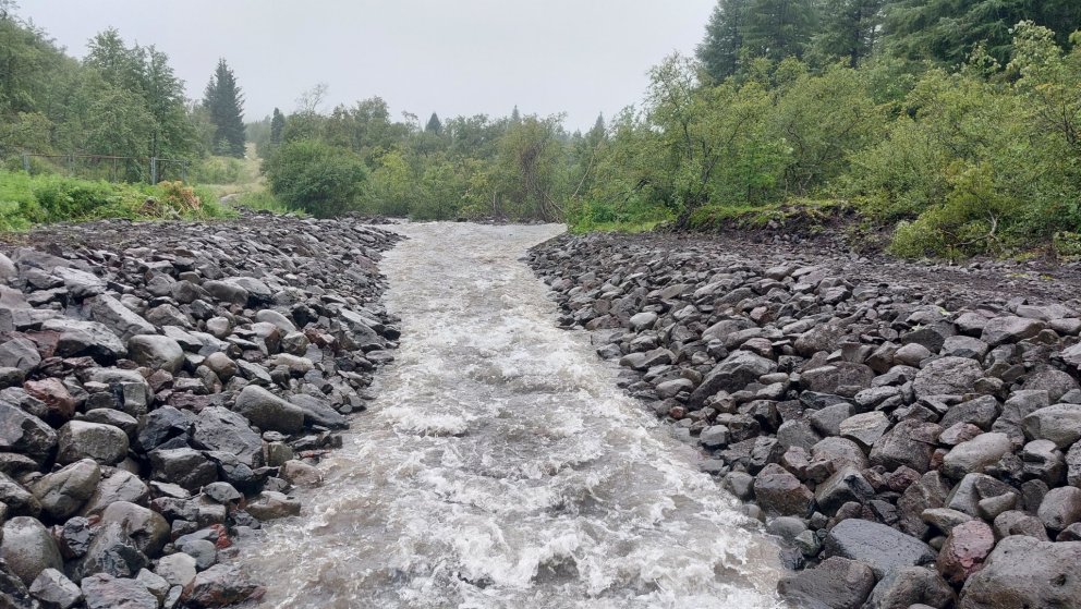 Staðará við vatnsból Hallormsstaðar