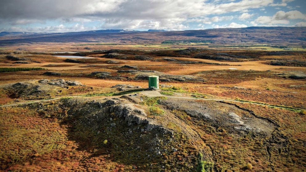 Hitaveitutankua á Valgerðarstöðum