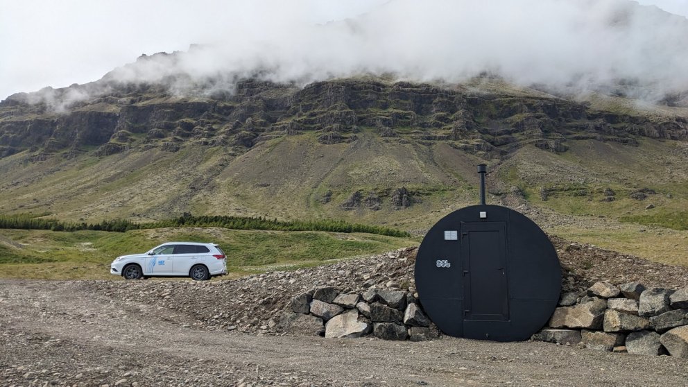 Lokahús nýs vatnsbóls á Djúpavogi.