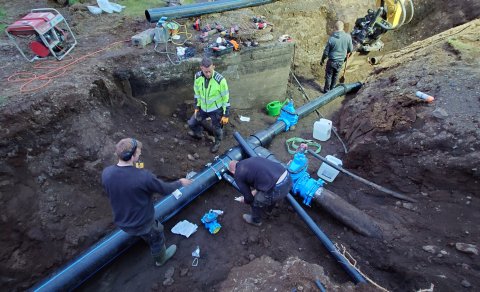 Tengivinna langt komin.