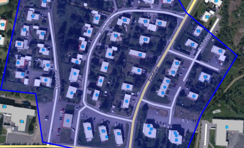 Kort af Egilsstöðum