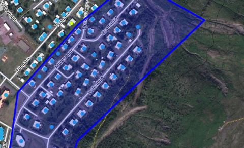 Kort af Seyðisfirði