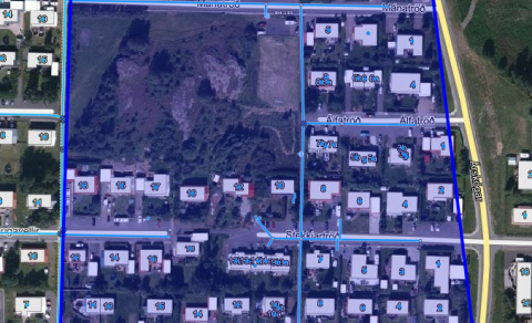 Kort af Egilsstöðum