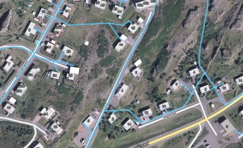 Kort frá Borgarlandi